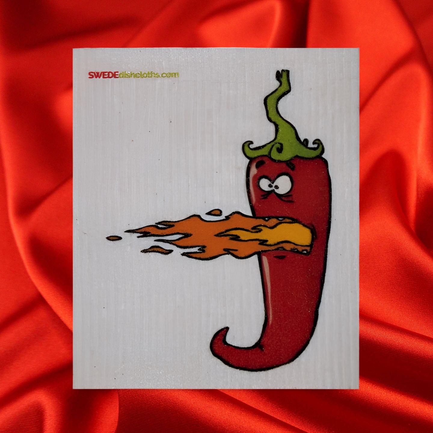 Swedish Dishcloth Hot Chili Pepper