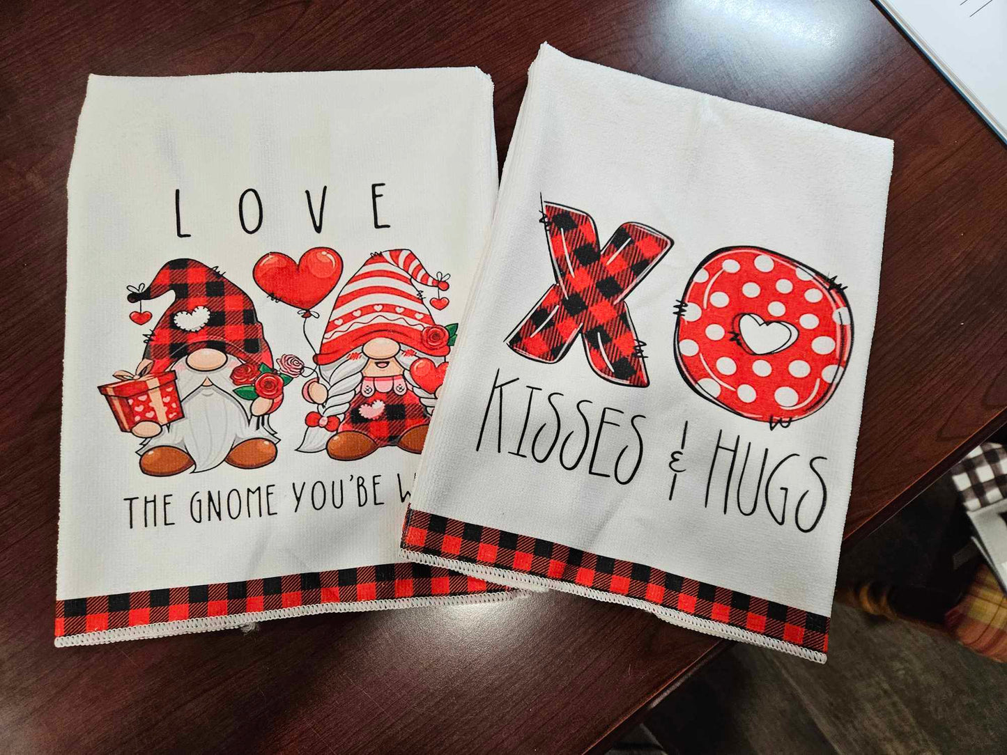 2-Pack "Valentine" Kitchen Dish Towels