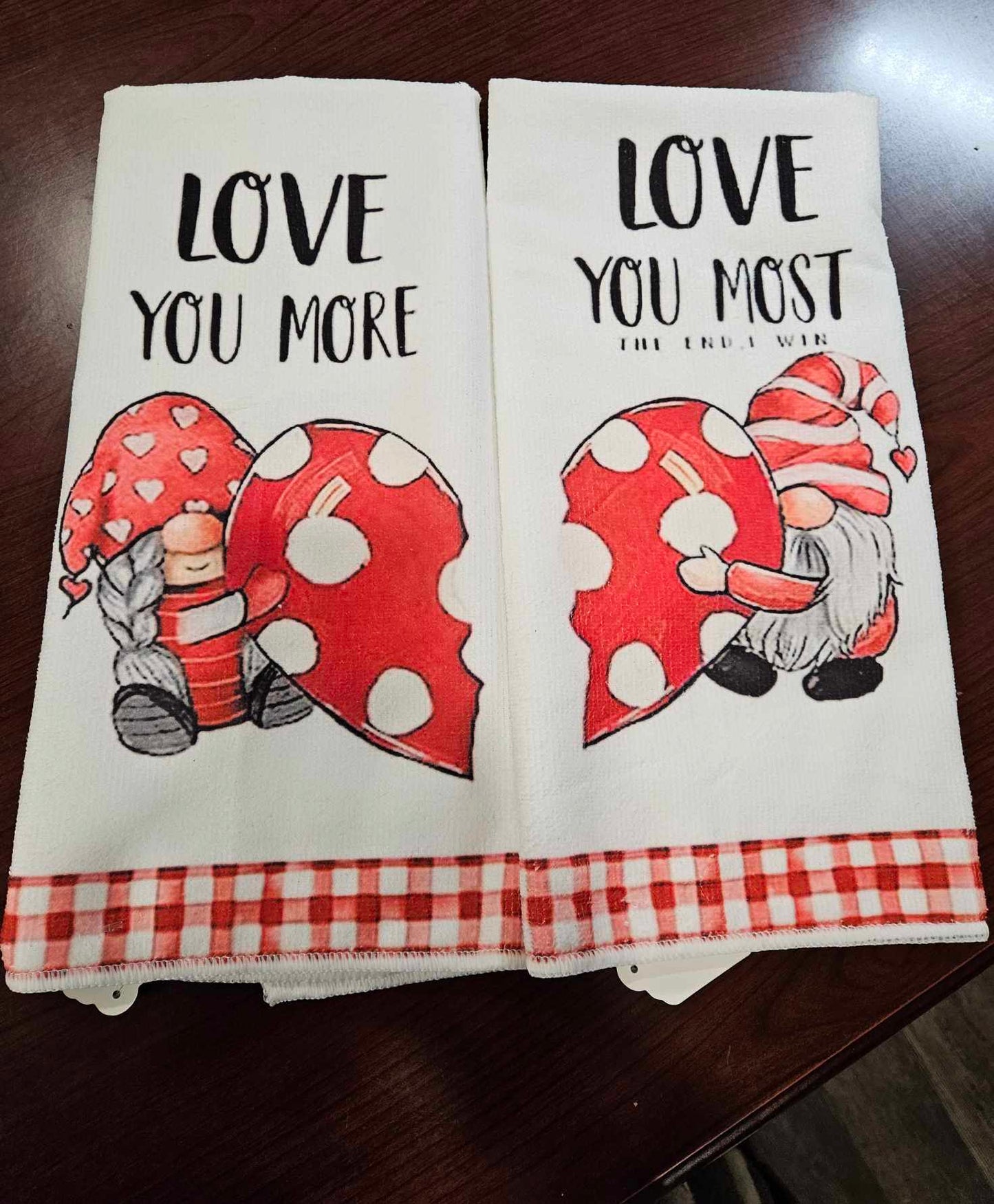 2-Pack "Valentine" Kitchen Dish Towels