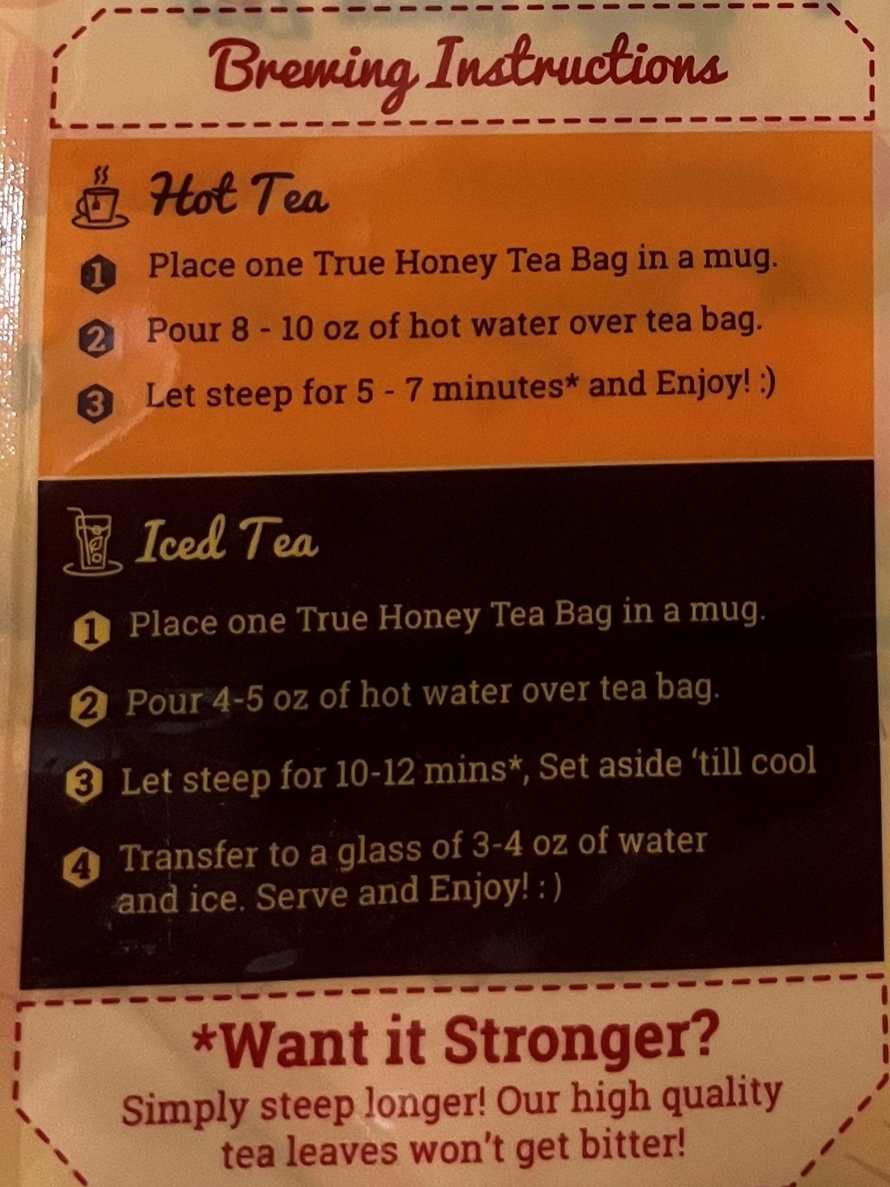 True Honey Teas Autumn Varity 12 Pack