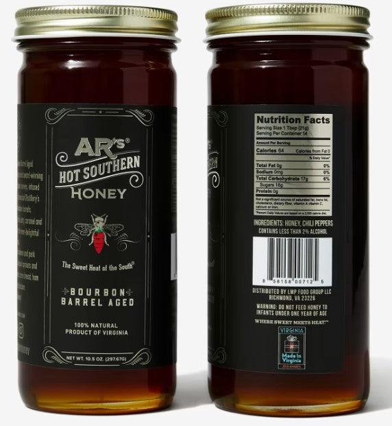 AR’s Bourbon Barrel Aged Hot Southern Honey